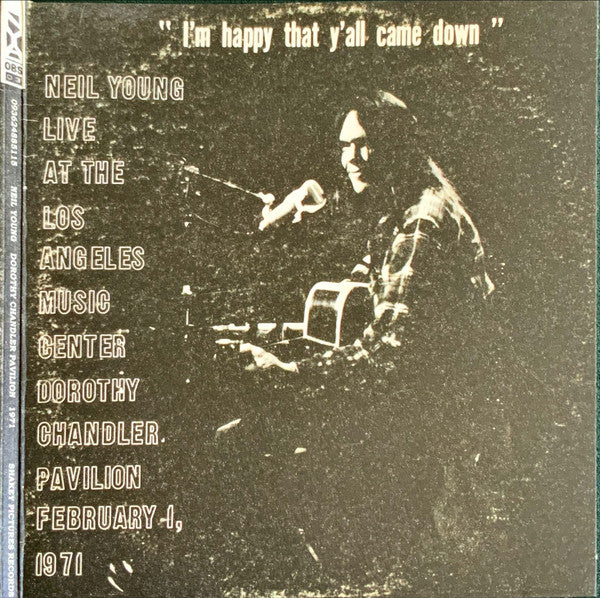 Neil Young : Dorothy Chandler Pavilion 1971 (