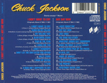 Load image into Gallery viewer, Chuck Jackson : I Don&#39;t Want To Cry / Any Day Now (CD, Comp, Mono)
