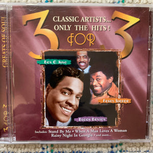 Various : 3 For 3 (Greats Of Soul) (CD, Album)