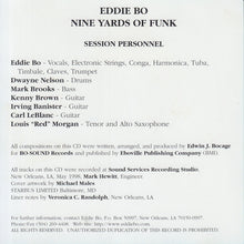 Load image into Gallery viewer, Eddie Bo : Nine Yards Of Funk (CD, Album)
