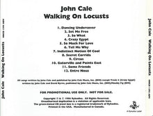 Load image into Gallery viewer, John Cale : Walking On Locusts (CD, Album, Promo)
