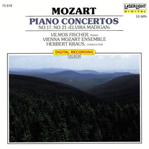 Mozart* - Vilmos Fischer, Herbert Kraus, Vienna Mozart Ensemble* : Piano Concertos No.17, No.21 »Elvira Madigan« (CD)
