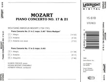 Load image into Gallery viewer, Mozart* - Vilmos Fischer, Herbert Kraus, Vienna Mozart Ensemble* : Piano Concertos No.17, No.21 »Elvira Madigan« (CD)
