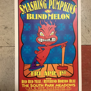 Smashing Pumpkins & Blind Melon at The Southpark Meadows - 1994 (Poster)