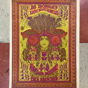 Bo Diddley & Lee Michaels at Avalon Ballroom - 1967 (Poster)