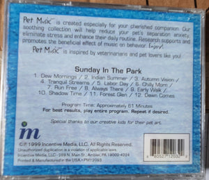 Unknown Artist : Sunday In The Park  (CD, Album)