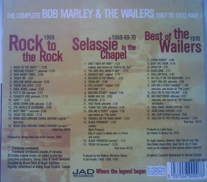 Bob Marley & The Wailers : The Complete Bob Marley & The Wailers 1967 To 1972 Part I (3xCD, Comp)