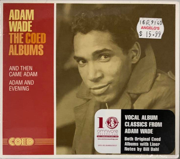 Adam Wade (2) : The COED Albums - And Then Came Adam / Adam And Evening (CD, Comp)