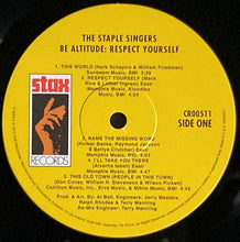 Load image into Gallery viewer, The Staple Singers : Be Altitude:  Respect Yourself (LP, Album, RE, Gat)

