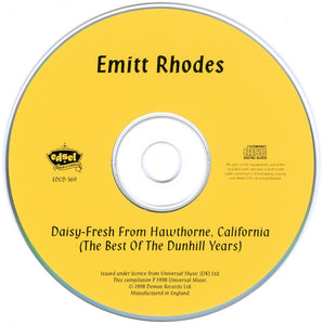 Emitt Rhodes : Daisy-Fresh From Hawthorne, California (The Best Of  The Dunhill Years) (CD, Comp)