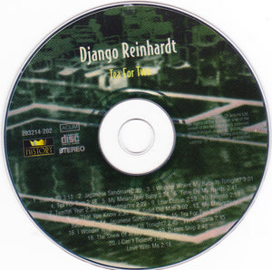 Django Reinhardt : Tea For Two (CD, Comp)