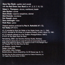 Load image into Gallery viewer, Dave Van Ronk : Two Sides Of Dave Van Ronk (CD, Comp, RM)
