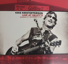 Load image into Gallery viewer, Kris Kristofferson : Live At Gilley&#39;s (CD)
