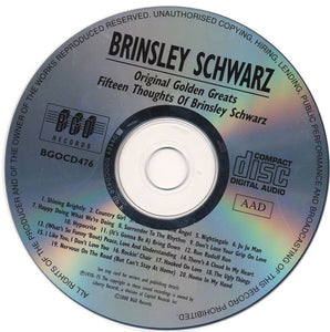 Brinsley Schwarz : Original Golden Greats / Fifteen Thoughts Of Brinsley Schwarz (CD, Comp)