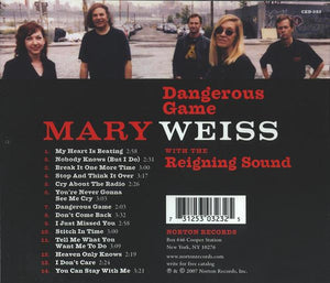 Mary Weiss With The Reigning Sound* : Dangerous Game (CD, Album)