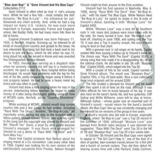 Load image into Gallery viewer, Gene Vincent &amp; His Blue Caps : Bluejean Bop / Gene Vincent &amp; His Blue Caps (CD, Comp)
