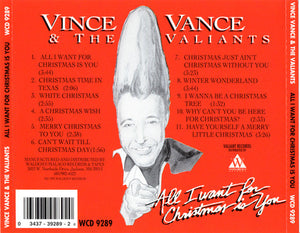 Vince Vance & The Valiants : All I Want For Christmas Is You (CD, Album, RP)