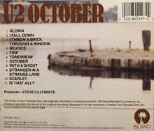 Load image into Gallery viewer, U2 : October (CD, Album, RE, DAD)
