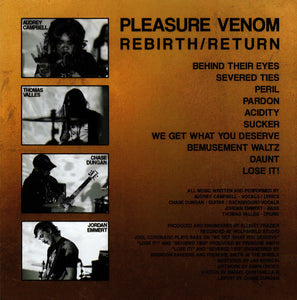 Pleasure Venom : Rebirth / Return (CDr, Album)