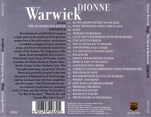 Dionne Warwick : Dionne Warwick Sings The Bacharach & David Songbook (CD, Comp)