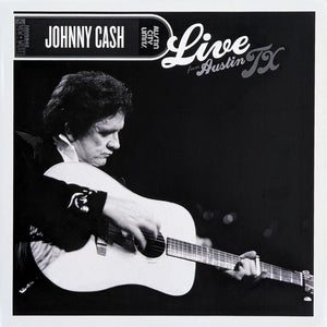 Johnny Cash : Live From Austin TX (LP, Album, Ltd, Bla)