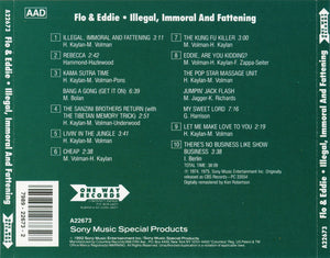 Flo & Eddie : Illegal, Immoral And Fattening (CD, Album, RE, RM)