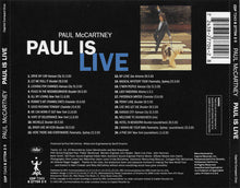 Load image into Gallery viewer, Paul McCartney : Paul Is Live (CD, Album)
