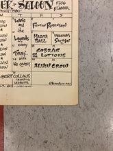 Load image into Gallery viewer, Soap Creek Saloon January Calendar - 1980 (Poster)
