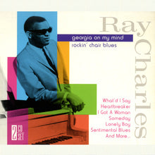 Load image into Gallery viewer, Ray Charles : Ray Charles 2 CD Set, Georgia On My Mind &amp; Rockin&#39; Chair Blues (The Early Years) (CD, Comp)
