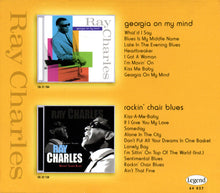 Load image into Gallery viewer, Ray Charles : Ray Charles 2 CD Set, Georgia On My Mind &amp; Rockin&#39; Chair Blues (The Early Years) (CD, Comp)
