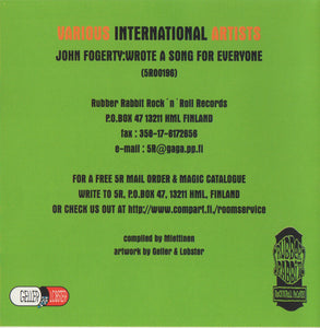 Various : John Fogerty: Wrote A Song For Everyone (CD, Album)