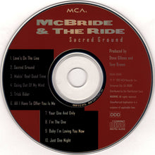 Load image into Gallery viewer, McBride &amp; The Ride : Sacred Ground (CD, Album)
