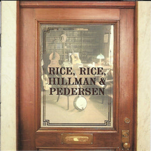 Rice, Rice, Hillman & Pedersen : Rice, Rice, Hillman & Pedersen (CD, Album)