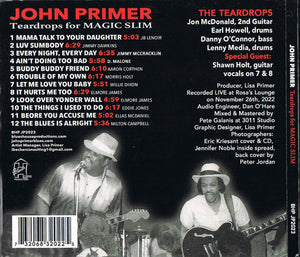 John Primer : Teardrops For Magic Slim (Live At Rosa's Lounge) (CDr, Album)