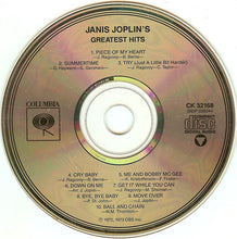 Load image into Gallery viewer, Janis Joplin : Janis Joplin&#39;s Greatest Hits (CD, Comp, RE, RP)
