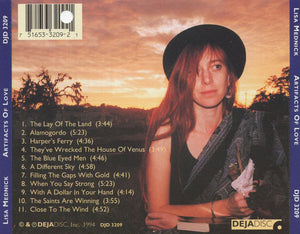 Lisa Mednick : Artifacts Of Love (CD, Album)