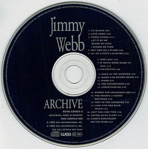 Jimmy Webb : Archive (CD, Comp)