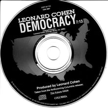 Load image into Gallery viewer, Leonard Cohen : Democracy (CD, Single, Promo)

