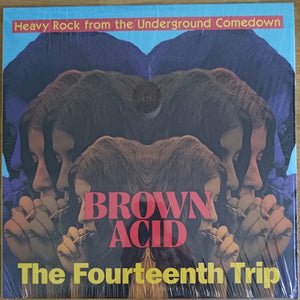 Various : Brown Acid: The Fourteenth Trip (Heavy Rock From The Underground Comedown) (LP, Comp, Yel)