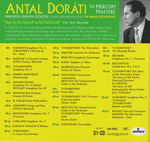Load image into Gallery viewer, Antal Doráti*, Minneapolis Symphony Orchestra, Chicago Symphony Orchestra : The Mercury Masters - The Mono Recordings (31xCD, Comp, Mono + Box, Ltd)
