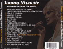 Load image into Gallery viewer, Tammy Wynette : Greatest Hits Live In Concert (CD, Comp)
