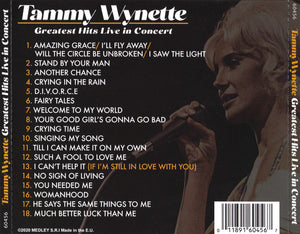 Tammy Wynette : Greatest Hits Live In Concert (CD, Comp)