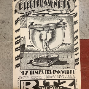 Electromagnets at Austin Ritz Theatre - 1974 (Poster)