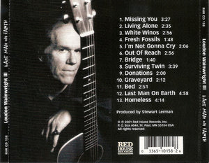 Loudon Wainwright III : Last Man On Earth (CD, Album)