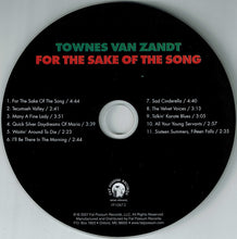 Load image into Gallery viewer, Townes Van Zandt : For The Sake Of The Song (CD, Album, RE)
