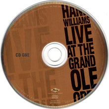 Load image into Gallery viewer, Hank Williams : Live At The Grand Ole Opry (2xCD, Comp)
