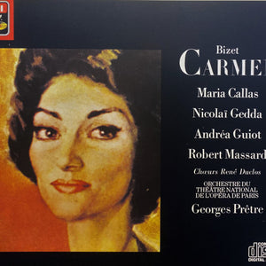 Georges Bizet / Maria Callas, Nicolai Gedda, Andréa Guiot, Robert Massard, Les Chœurs René Duclos, Orchestre National De L'Opéra De Paris, Georges Prêtre : Carmen (3xCD, Album, RE, RM, Son)