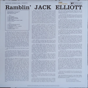 Jack Elliott* : Ramblin' Jack Elliott (LP, Album, Club, RE, Blu)