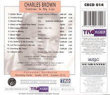 Load image into Gallery viewer, Charles Brown : Sunshine In My Life (CD, Album)
