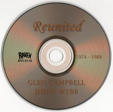 Load image into Gallery viewer, Glen Campbell : Reunited With Jimmy Webb 1974 - 1988 (CD, Album)
